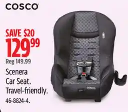 Canadian Tire Cosco Scenera Car Seat. Travel-friendly offer