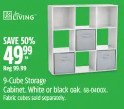 Canadian Tire For Living 9-Cube Storage Cabinet offer
