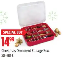 Canadian Tire Christmas Ornament Storage Box offer
