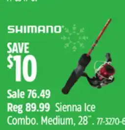Canadian Tire Shimano Sienna Ice Combo. Medium, 28 offer