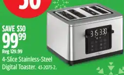 Canadian Tire 4-Slice Stainless-Steel Digital Toaster offer