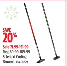 Canadian Tire Goldline Selected Curling Brooms offer