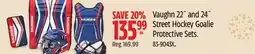 Canadian Tire Vaughn 22˝ and 24˝ Street Hockey Goalie Protective Sets offer