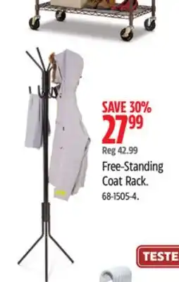 Canadian Tire Free-Standing Coat Rack offer