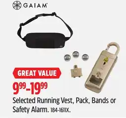 Canadian Tire Selected Running Vest, Pack, Bands or Safety Alarm offer