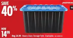 Canadian Tire Mastercraft Heavy-Duty Storage Tote offer