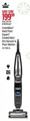 Canadian Tire BISSELL CrossWave Hard Floor Expert Corded Wet/ Dry Vacuum & Floor Washer offer
