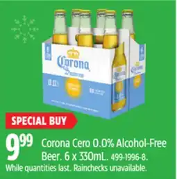 Canadian Tire Corona Cero 0.0% Alcohol-Free Beer offer
