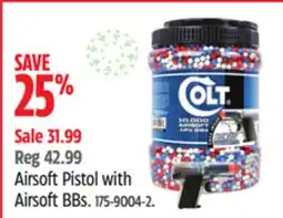 Canadian Tire Colt Airsoft Pistol with Airsoft BBs offer