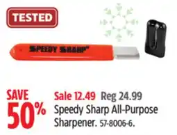Canadian Tire Speedy Sharp All-Purpose Sharpener offer