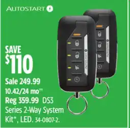 Canadian Tire AUTOSTART DS3 Series 2-Way System Kit*, LED offer