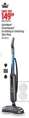 Canadian Tire Spinwave SmartSteam Scrubbing & Sanitizing Spin Mop offer