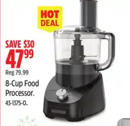 Canadian Tire BLACK + DECKER 8-Cup Food Processor offer