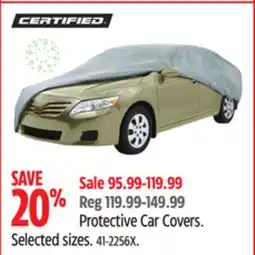 Canadian Tire CERTIFIED Protective Car Covers offer