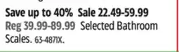 Canadian Tire Selected Bathroom Scales offer
