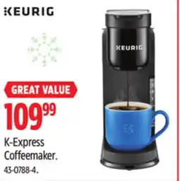 Canadian Tire Keurig K-Express Coffeemaker offer