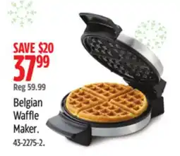 Canadian Tire Belgian Waffle Maker offer