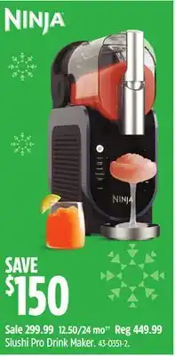 Canadian Tire Slushi Pro Drink Maker offer