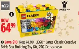 Canadian Tire LEGO Large Classic Creative Brick Box Building Toy Kit offer