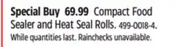Canadian Tire FOODSAVER Compact Food Sealer and Heat Seal Rolls offer