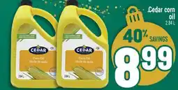 Marché Adonis Cedar corn oil offer