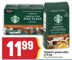Marché Adonis Starbuck's ground coffee or K-cup offer