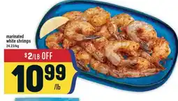 Marché Adonis Marinated white shrimps offer