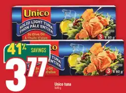 Marché Adonis Unico tuna offer