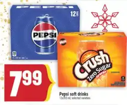 Marché Adonis Pepsi soft drinks offer