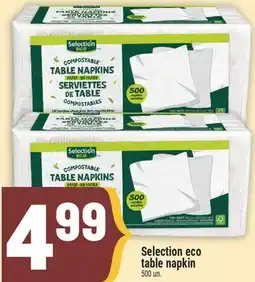 Marché Adonis Selection eco table napkin offer