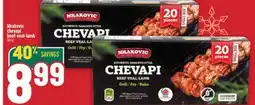 Marché Adonis Mrakovic chevapi beef-veal-lamb offer