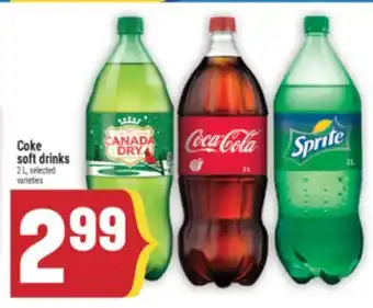 Marché Adonis Coke soft drinks offer