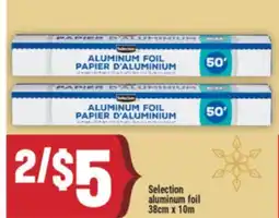 Marché Adonis Selection aluminum foil 38cm x 10m offer