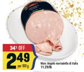 Marché Adonis Marc Angelo mortadella di italia offer