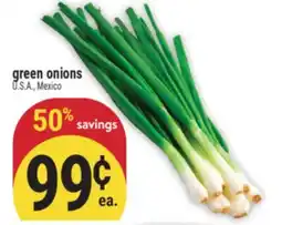 Marché Adonis Green onions offer