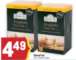 Marché Adonis Ahmad tea offer