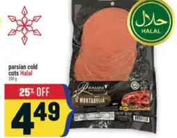 Marché Adonis Parsian cold cuts Halal offer