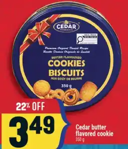 Marché Adonis Cedar butter flavored cookie offer
