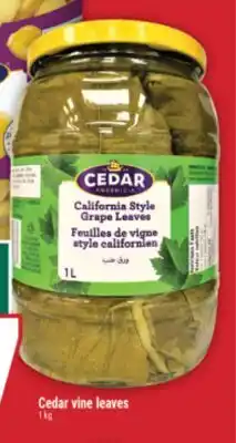 Marché Adonis Cedar vine leaves offer