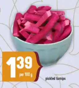 Marché Adonis Pickled turnips offer