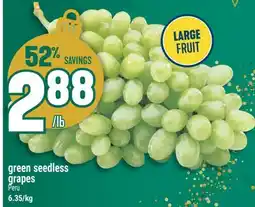 Marché Adonis Green seedless grapes offer
