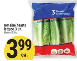 Marché Adonis Romaine hearts lettuce 3 un offer