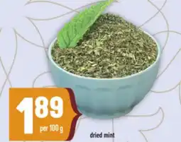 Marché Adonis dried mint offer