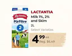 Marche Leo's LACTANTIA Milk 1%, 2% and Skim 2L offer