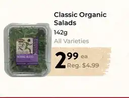 Marche Leo's Classic Organic Salads offer
