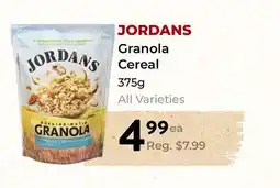 Marche Leo's JORDANS Granola Cereal offer