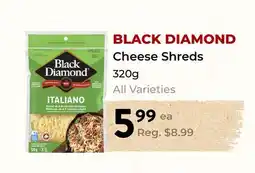Marche Leo's BLACK DIAMOND Cheese Shreds offer