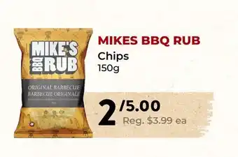 Marche Leo's MIKES BBQ RUB Chips offer