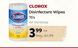 Marche Leo's CLOROX Disinfectant Wipes offer