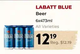 Marche Leo's LABATT BLUE Beer offer